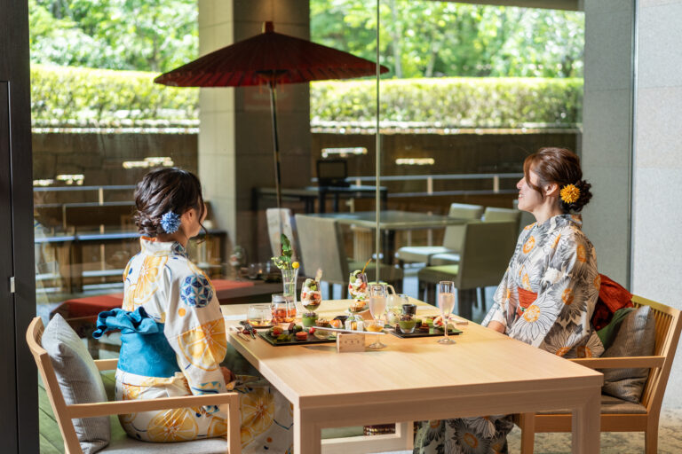 日本美を感じる夏「浴衣プラン」×季節のアフタヌーンティー