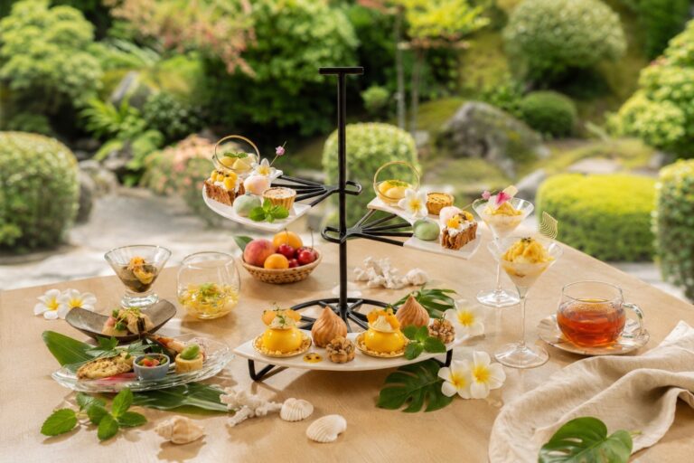 🌻平日限定🌻7,8月限定【Midsummer Fruits Afternoon Tea】～日本庭園を眺める 真夏の果実の彩り～